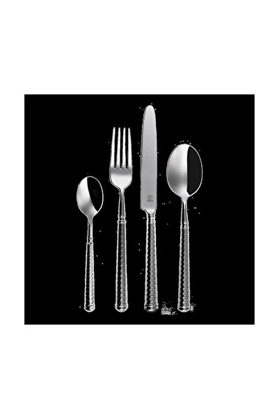 RİVADOSSİ SANDRO Rivadossi Cubism Stainless Steel 84 Piece Cutlery Set