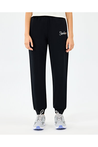 SKECHERS G Lw Fleece Sweatpant Büyük Kız Çocuk Siyah Eşofman Altı SK2520005-1602