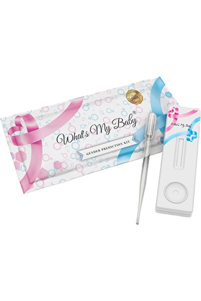 Unbranded/Generic اختبار تحديد جنس الجنين Whats My Baby® - نتائج فورية - مجموعة اختبار الحمل المبكر