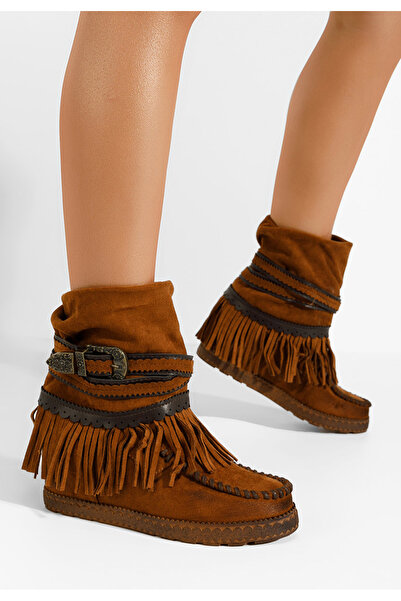 B T Shoes Γυναικείες mocc μποτες Filin ταμπά