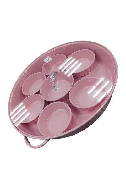 rexa مجموعة حاويات وأوعية مع حامل صينية دائري