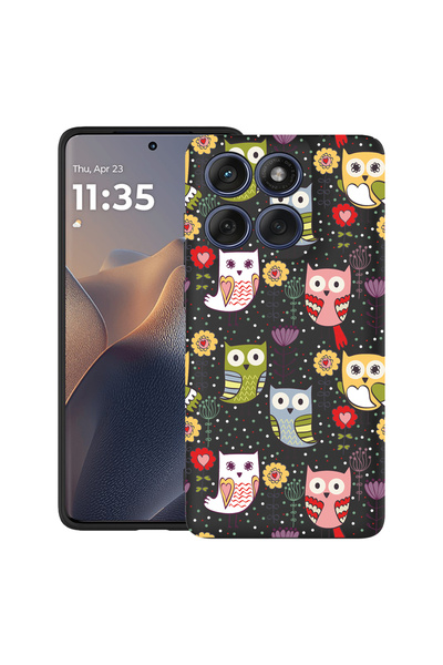 bestcase Carcasă antișoc pentru Motorola Edge 60 Fusion / Edge 60 cu design tip bufniță, 2026265 B 1437