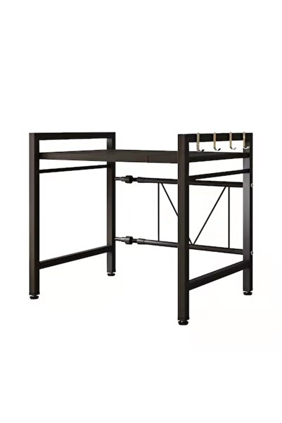 Daladen Ρυθμιζόμενη Μεταλλική Βάση Φούρνου Μικροκυμάτων με 4 Γάντζους, Μαύρο,...