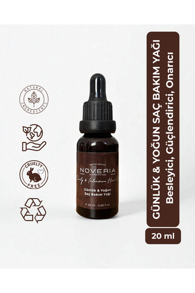 Günlük ve Yoğun Saç Bakım Yağı - 20 ml