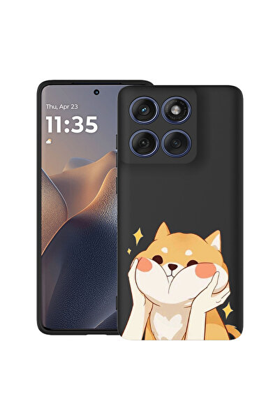 bestcase Carcasă antișoc pentru Motorola Edge 60 Pro cu design Emoji - Pisică...