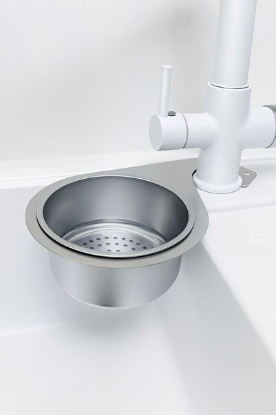 Chavin Kitchen Sink Strainer Vegetable Washing Sink Garbage Basket for Steel Square Kitchenware