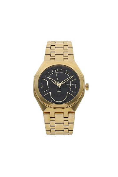 Police Ανδρικό Ρολόι PEWJG2110703 Χρυσό