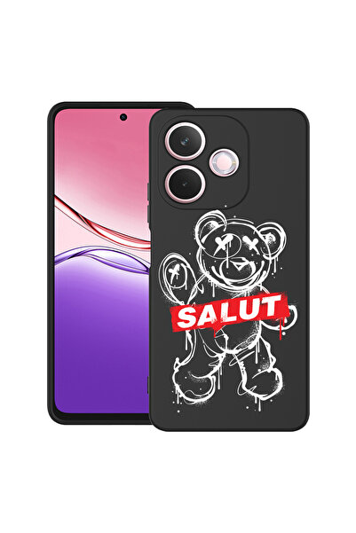 bestcase Carcasă antișoc pentru OPPO A5 Pro 5G cu design Teddy Bear Salut, 20...