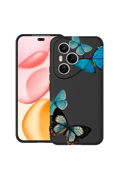 bestcase Carcasă antișoc pentru Honor 400 Pro cu design fluturi albaștri frum...