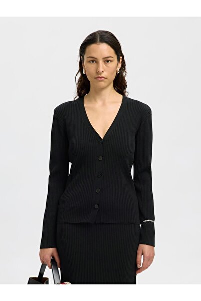 Selected Femme Strickjacke Viskosemix