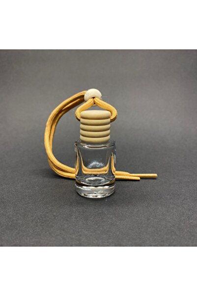 JUIWI 5 Adet 8cc Cam Silindir BOŞ Oto Araba Kokusu Şişesi Bambu Ahşap Kapaklı...