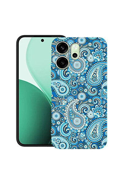 bestcase Αντικραδασμική θήκη για OPPO Reno14 F 5G με μπλε σχέδιο, μη εικονιστ...