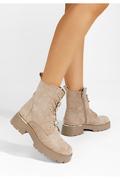 B T Shoes Bocanci dama Maxine V2 kaki