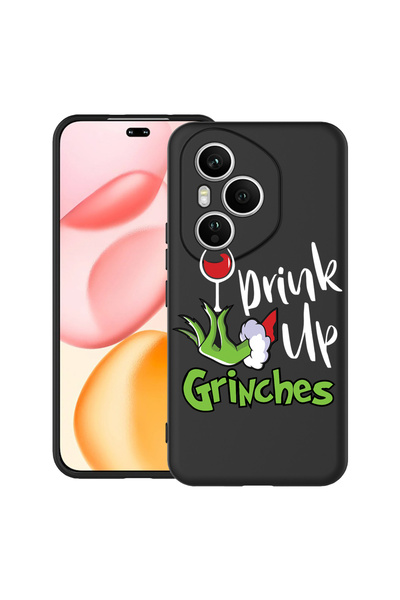 bestcase Удароустойчив калъф за Honor 400 Pro с дизайн Grinches - Drink Up, 2...