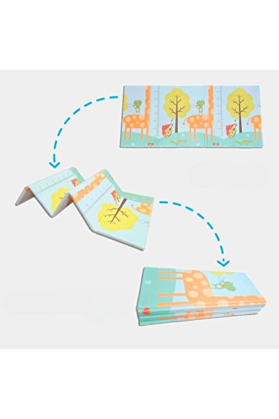 dalip Thermal Double-sided Kids Play Mat Dalip, Giraffe & Penguin, Foam, Waterproof, Non-slip, 200×180×