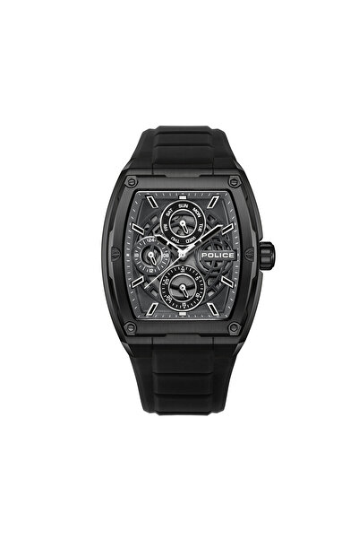 Police Ανδρικό Ρολόι PL.PEWJQ0004501 Μαύρο