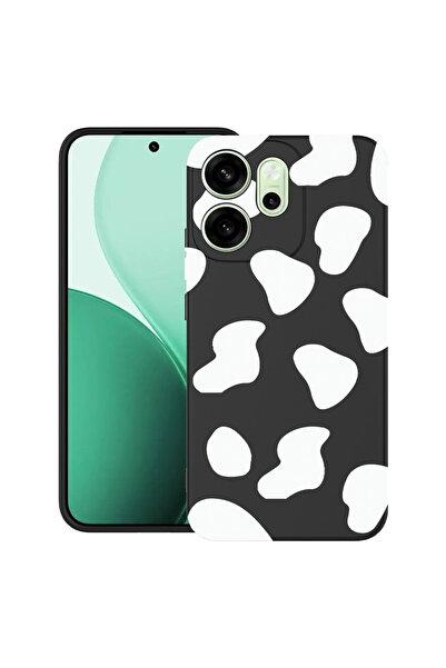 bestcase Carcasă antișoc pentru OPPO Reno13 FS / Reno13 F cu design Black Cow...