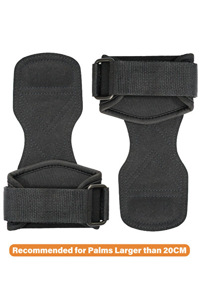 Generic مجموعة أحزمة معصم رفع الأثقال مع دعم راحة اليد ووسادات قبضة متينة غير...