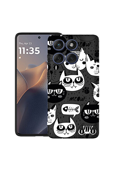 bestcase Carcasă ultra subțire TPU pentru Poco X6 5G, Cool Cats, 2052020 B 1029