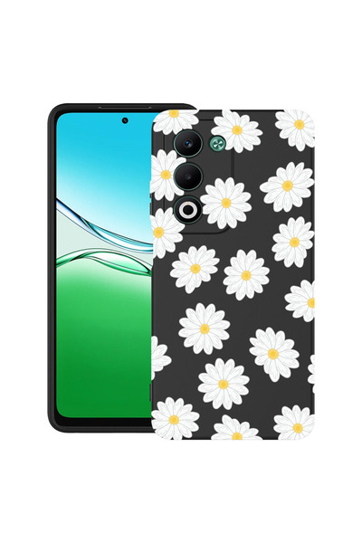 bestcase Carcasă ultra subțire TPU pentru Xiaomi Redmi 15 4G (171 mm), Happy Flowers Daisy, 2082901 B 513