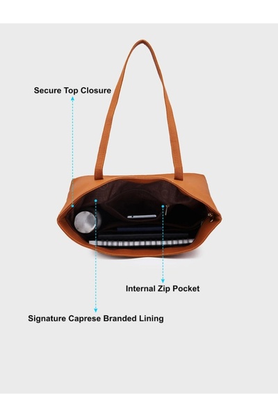 Caprese AMELIA TOTE MEDIUM TAN