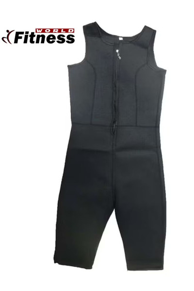 Fitness World بدلة الساونا الحرارية للتخسيس جودة عالية مناسب للجنسين