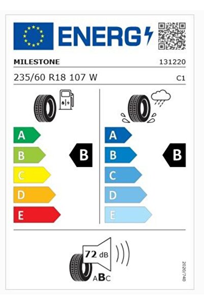 Milestone 235/60R18 TL 107W REINF. SUVMILE H/T
