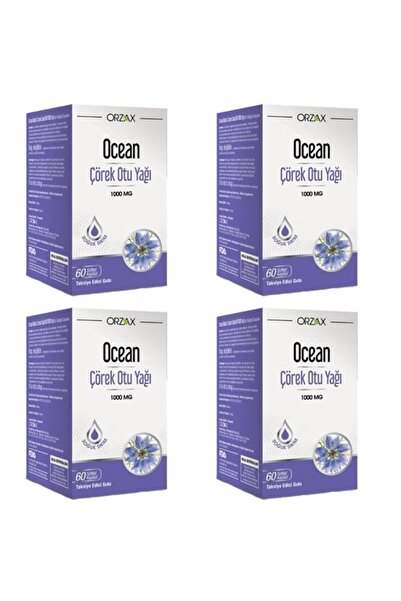 Ocean Çörek Otu Yağı 60 Kapsül 4 Adet