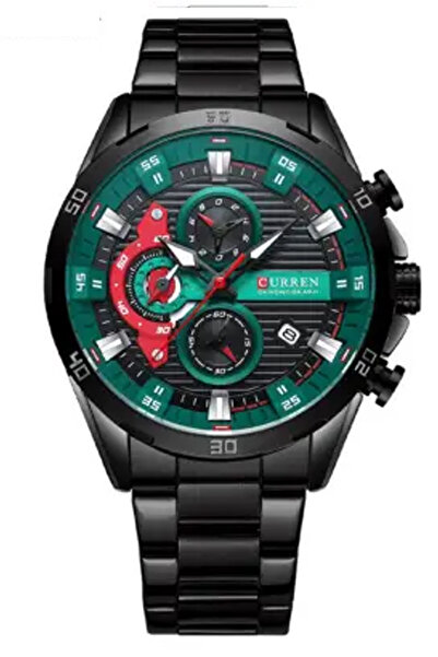 Curren 8402 Chrono Steel Band Men's Wristwatch