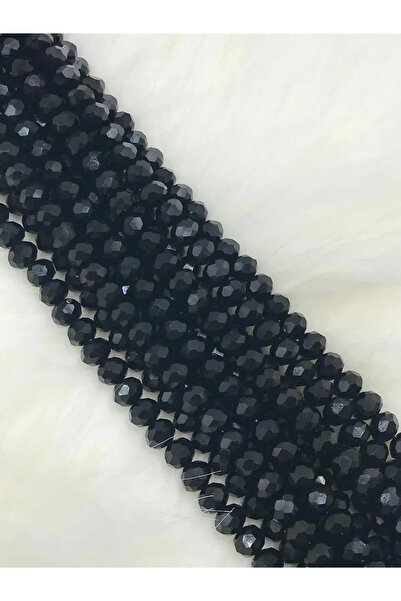 yiğit aksesuar 8 mm Siyah Kristal 20 Dizi ( Aksesuar Ve Çanta Yapımında Kulla...