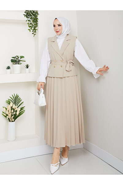 modapark.ist طقم تنورة وسترة ثلاثية للنساء