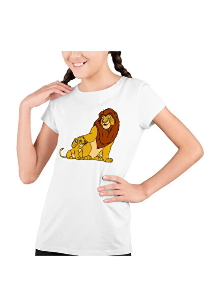 OEM Tricou Copii Fete Mufasa Simba Regele Leu Lion King