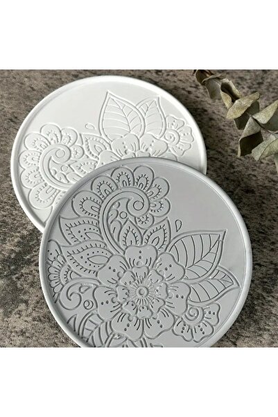 Elif Hobi Mandala No.2 Bardak Altlığı Silikon Kalıp