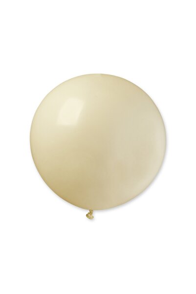 Flippy Set of 2 Latex Balloons, Flippy, Party Jumbo Model, 90 cm, White and Beige, 35 g