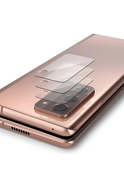 Ringke واقي عدسة زجاجي مقوى لهاتف Samsung Galaxy Z Fold 2 (عبوة من 3 قطع)