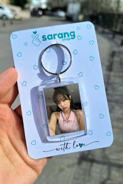 SARANG Şeffaf Fotoğraflı Anahtarlık - Jennie Blackpink
