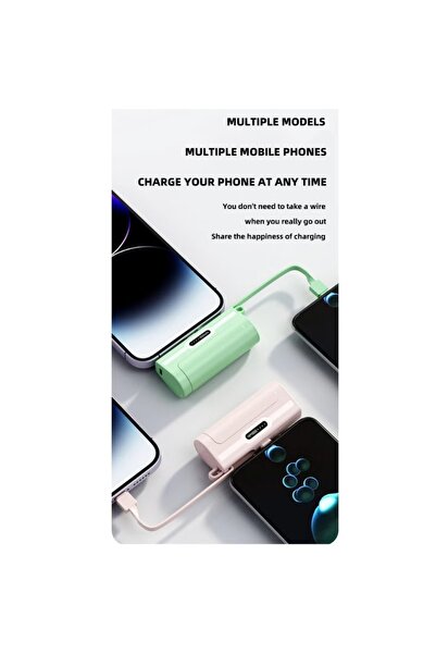 Generic 2025 New Generation Green Xinzhen Fast Charging All Smartphones Models & Type-C | 5000mAh