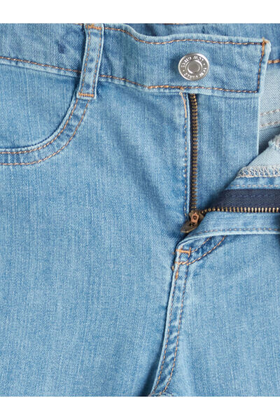 LC Waikiki Yeni Sezon İspanyol Paça Kız Çocuk Jean Pantolon