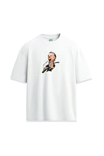 Darkia تي شيرت ميتاليكا جيمس هيتفيلد بتصميم مطبوع للجنسين