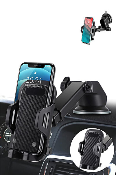 Ganjem Akrobat Telefon Tutucu Vantuzlu Araç İçi Telefon Tutma Aparatı Her Mar...