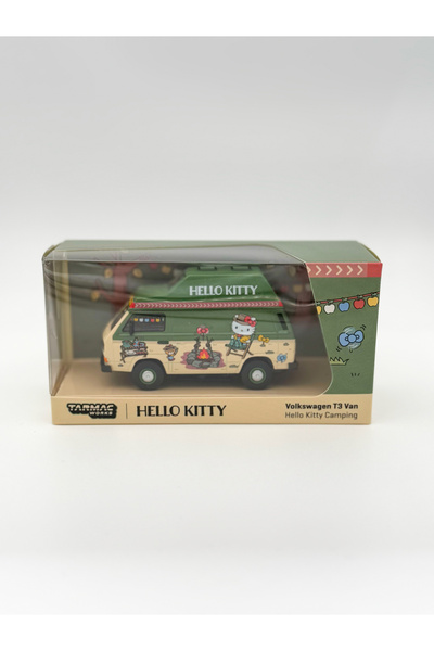 Tarmac Works 1/64 Volkswagen T3 Van Hello Kitty Camping