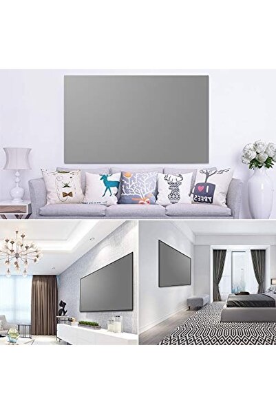 Wownect 100 Inch Projector Screen 16:9 Foldable 4K Full HD Projection Screen