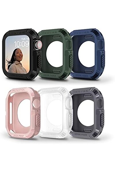 O Ozone Rugged Cover Series Compatible with Apple Watch Series 8 41mm Case with Screen Protector (Pa