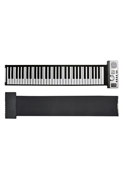 SDX Market Orgă flexibilă cu 61 de clape, pian portabil cu claviatură moale