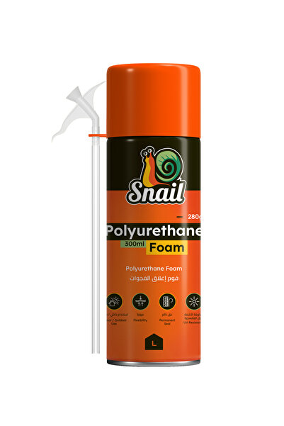 Lawazim رغوة البولي يوريثان المتوسعة الحلزونية 300 مل - مانع تسرب الفجوات وال...