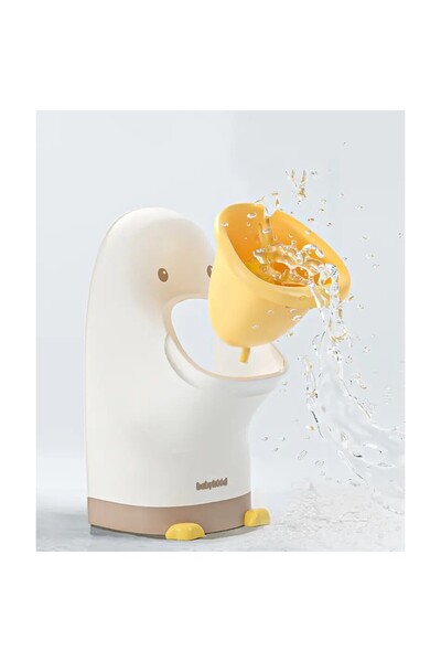Flippy Children's Potty Urinal, 1+ yrs, Portable Duck Design, White/Yellow, 23.3x24x43 cm