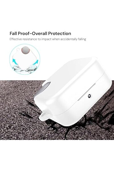 O Ozone Nothing buds Pro 2 Case Cover | Silicone Protective Headphone case White