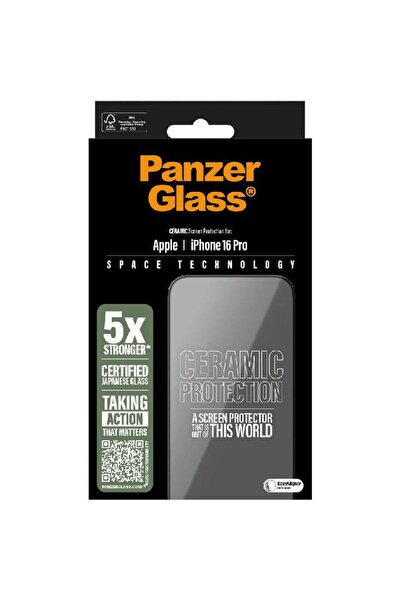 Panzer Glass واقي شاشة سيراميكي فائق الاتساع للهواتف الذكية