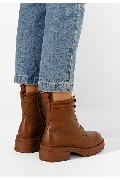 B T Shoes Γυναικεία μποτάκια Raliana καφε