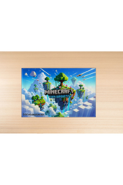 Razz Moda MİNECRAFT OYUN KARAKTER DESENLİ ÇOCUKLAR İÇİN BESLENME ÖRTÜSÜ
